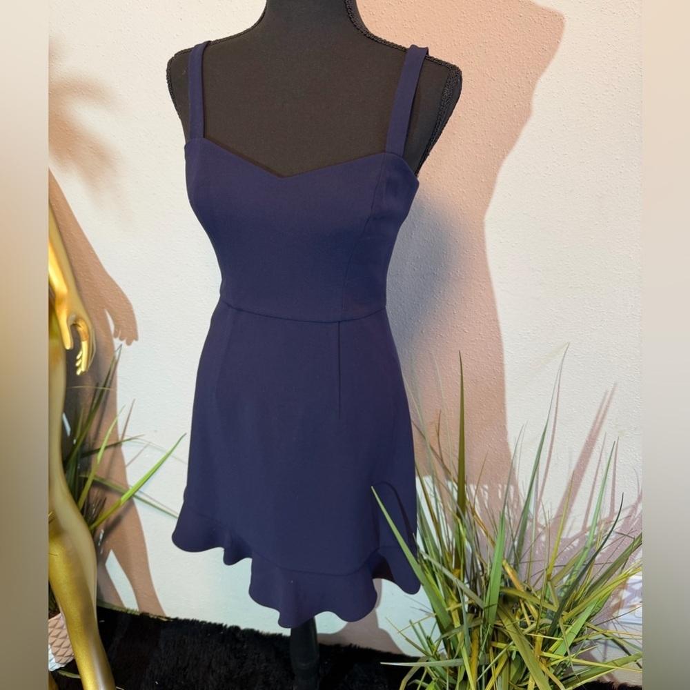 French Connection Midnight Blue Mini Dress - Picture 3 of 4